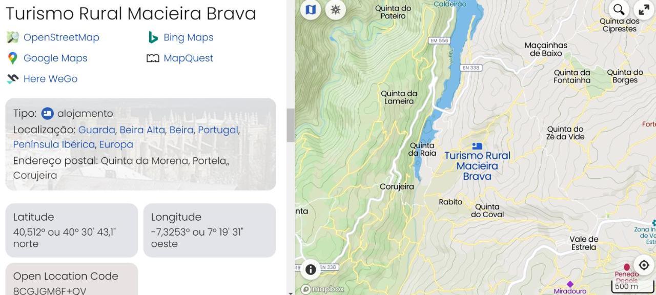 Turismo Rural Macieira Brava Guarda Esterno foto